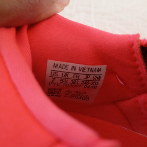 Adidas Womens Primeblue Signal Pink Running & Training Shoes 7 Medium - Picture 2 of 8